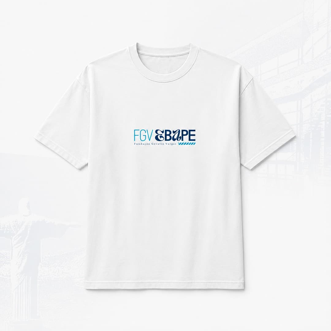 Camiseta Branca FGV EBAPE
